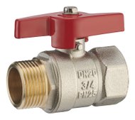 VANNE SPHERE PAPILLON MF 3/4  PASSAGE INTEGRALE - NICK