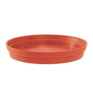 Soucoupe ronde TOSCANE Ø54 cm orange terre battue polypropylène