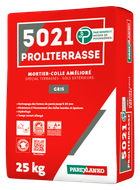 Mortier-colle carrelage PROLITERRASSE améliorée terrasse 25kg (5021)