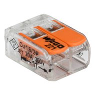 Bornes à levier Compactes 2 conducteurs - Sachet de 10 pièces