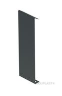 Jonction droite long. 100MM - Laqué Ral 7016 Anthracite texturé