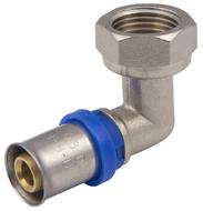Raccord Coude femelle écrou libre multicouche F3/4'