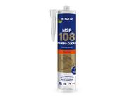 Cartouche Bostik MSP 108 Turbo Clear transparente pour collage rapide