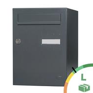 Boîte à colis Renz Eclipse 1 porte gris anthracite 300x420x385 mm