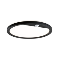 Panneau LED Lamina rond extérieur 230V 14,5W 1900lm 3000K PIR IP44 bord mer noir