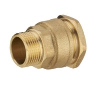 RACCORD DROIT POLYETH LAITON Ø32-M 1 "