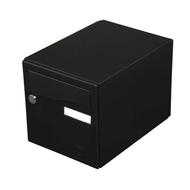 Boîte aux lettres Renz Préface 1 porte noir, 285x285x385 mm