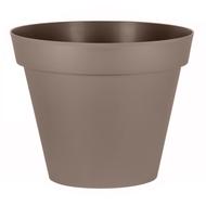 Pot rond TOSCANE 356L polypropylène taupe Ø98,5cm