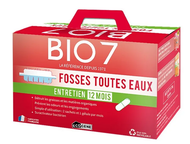 BIO7 entretien 12 mois fosses toutes eaux 1920 g