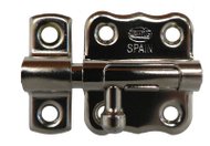 Targette de porte Acier nickelé 25x44x38x13 Blister