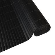 Canisse PVC double face, anti-UV, largeur lame 19 mm, anthracite - occultant 4/5 - 1 x 3 m