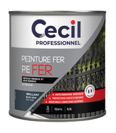 Peinture extérieure fer FERPEINTURE - Bleu Gris Brillant - 0,5L