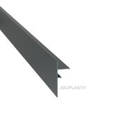 Jonction finition clipsable long. 100MM - Laqué Ral 7016 Anthracite texturé