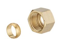 ECROU ET OLIVE BICONE F 1/2 Ø12  