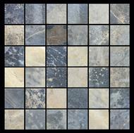 Mosaïque BALI MIx Gold 4,8 x 4,8 cm Marbré Plaque