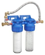 STATION DOUBLE ANTI CALC/IMPURETES + BY PASS EASY-INSTAL