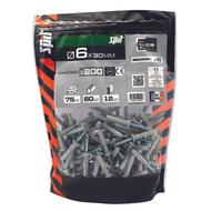 Cheville à frapper HIT M SPIT TP Ø6x30MM - Bigbag de 200 pièces