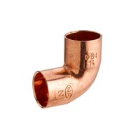 COUDE 90° A SOUDER PETIT RAYON FF Ø22  