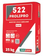 Mortier-colle carrelage PROLIPRO améliorée C2 blanche 25kg (522)