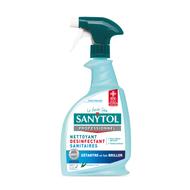 Spray de nettoyant désinfectant détartrant sanitaires Sanytol eucalyptus 750 ml Spray de nettoyant désinfectant détartrant sanitaires Sanytol eucalyptus 750 ml