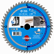 Lame scie circulaire finition Ø255 alésage 30 - Leman