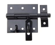 VERROU BOX PORTE CADENAS NOIR ET GACHE ATTACHEE 70 -100