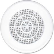 Grille concentrique Ø80MM blanche aluminium avec moustiquaire (A/M) - Autogyre
