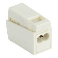 Bornes pour luminaires - 2 conducteurs - Blanc Sachet de 3 pièces