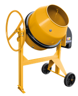 Bétonnière électrique Altrad TP16 jaune 130 L avec moteur 850 W