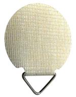 Attache pour cadre à coller Toile gommée adhésive D:30mm H:40mm Blister de 6