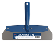 Lame à lisser inox TOUPRET SYSTEM 3 largeur 29 cm avec poignée bleue