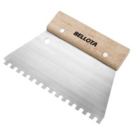 Peigne spatule dent château avec manche en bois 