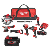 Pack charpentier 6 outils M18 MILWAUKEE