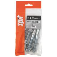 Goujon  à bague  FIX 3 SPIT   Ø12x100MM - Sachet de 4 pièces