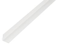 CORNIERE EGALE PVC BLANC 20 X 20 X 1.5 PAR 1 ML