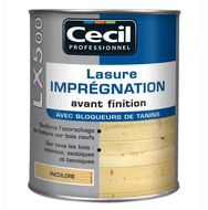 Lasure d'imprégnation LX500 - Incolore - Pot de 3L