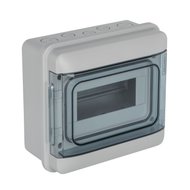 Coffret étanche 8 modules IP65 - Gris