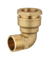 COUDE POLYETH LAITON Ø32-M 1 "