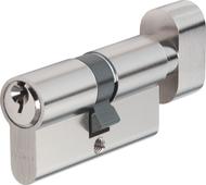 Cylindre de porte E50 30 x 30MM Cote Bouton Nickele