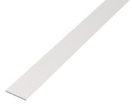 PROFILE PLAT ALU PLASTIFIE BLANC 30 X 2 - 2.6 M