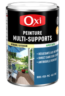 Peinture Multi Supports TOP3+ OXI - Vert Jardin Ral 6002 Satiné - Pot de 250ml