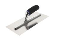 Platoir Courbe Ergomust- Acier inox avec poignée bi-matière - 120 x 280MM