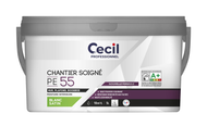 Peinture acrylique satin Cecil PE S55 blanc 5L