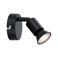 Spot Carolina max.10W GU10 métal noir dépoli 230V