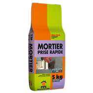 Mortier à prise rapide - Gris - Sac de 5KG