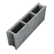 Bloc creux en béton - long. 50CM x haut. 20CM x ep. 10CM