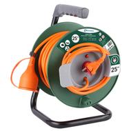 Enrouleur de jardin H05VVF 2x1,5 mm² – 25 m
