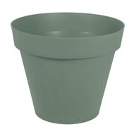 Pot rond TOSCANE 170L vert laurier polypropylène Ø80 cm