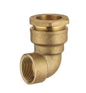 COUDE POLYETH LAITON Ø32-F 1 "