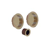 Kit de poignées cuvette ronde à encastrer BDC – Zamak nickelé